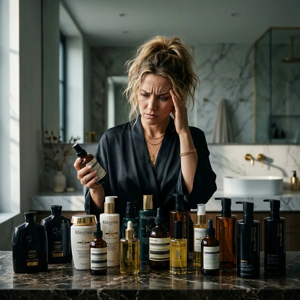 How Scalp Serums and Oils are Suffocating Your Follicles