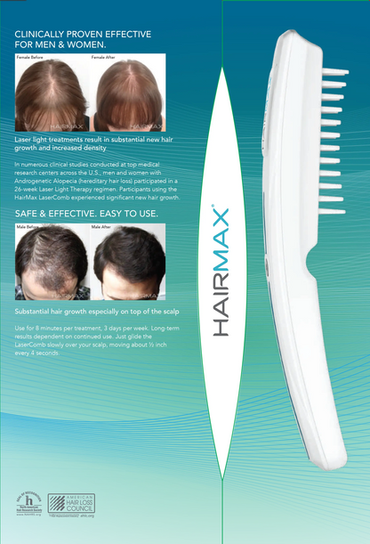 Hairmax Pro 12 LaserComb | Laser Hair Growth Device | 12 Medical-Grade Lasers