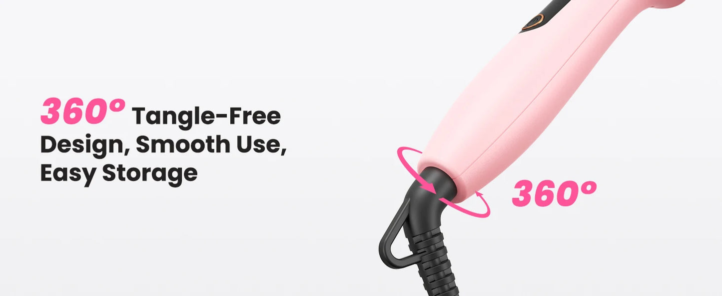 Multifunctional Hair Straightener & Curler, Dual Voltage
