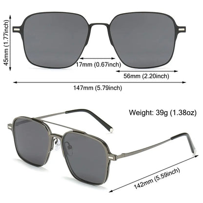 3 In 1 Magnetic Polarized Sunglasses