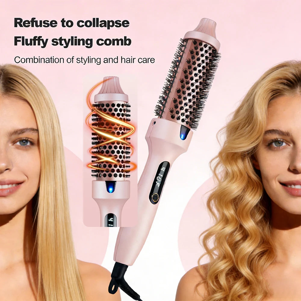 Multifunctional Hair Straightener & Curler, Dual Voltage