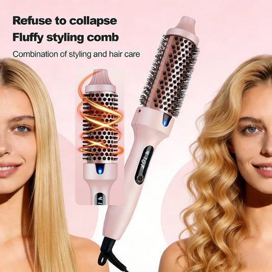 Multifunctional Hair Straightener & Curler, Dual Voltage