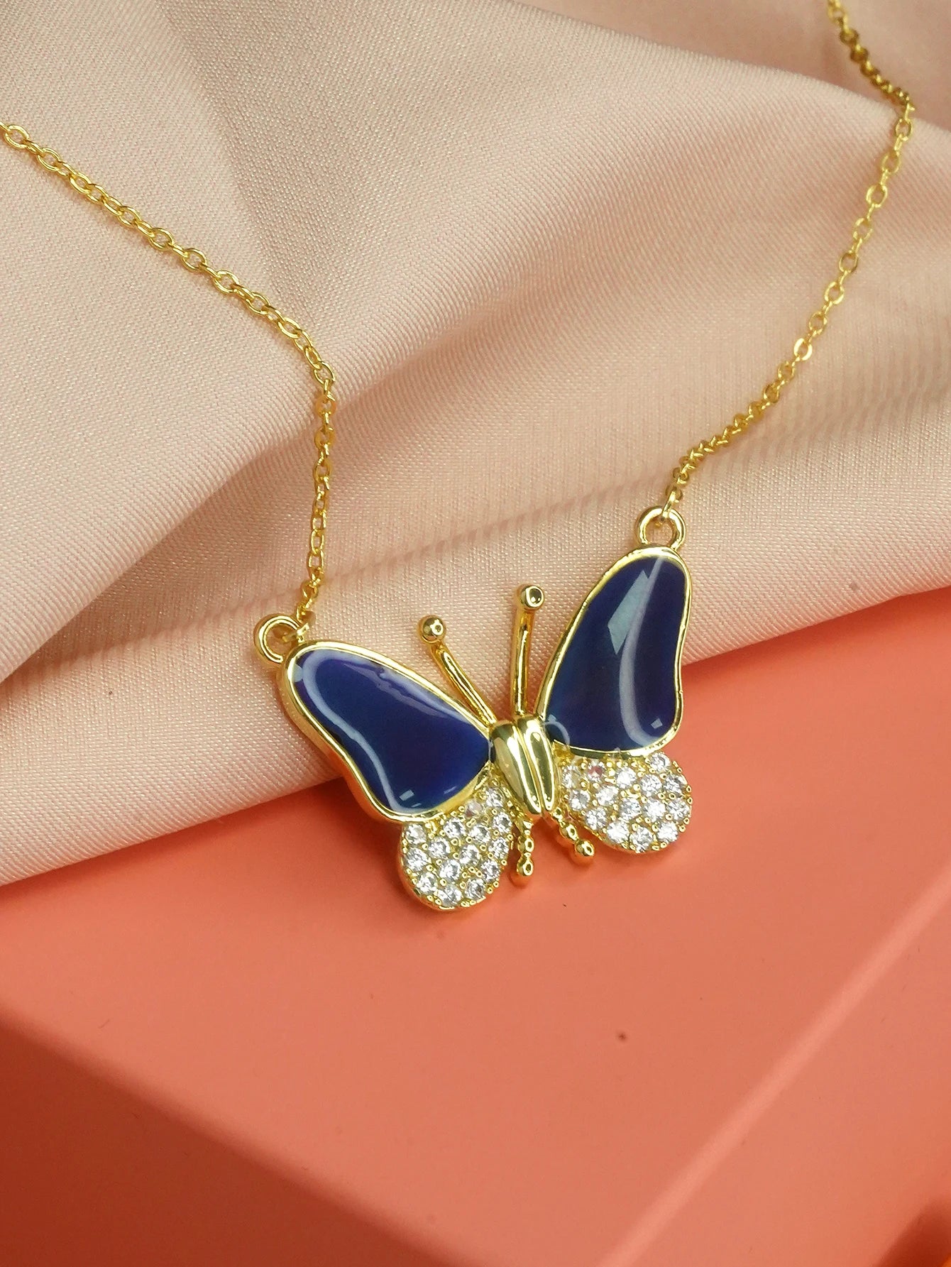 Changing Butterfly Necklace