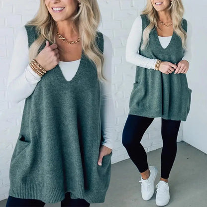 Cozy Pocket Sweater Vest