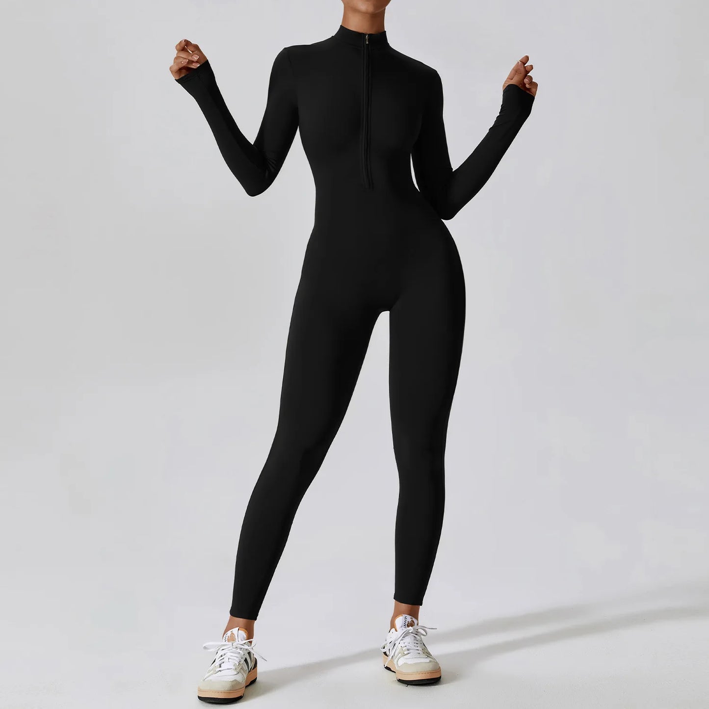 Gym Zipper Jumpsuits