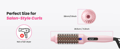 Multifunctional Hair Straightener & Curler, Dual Voltage