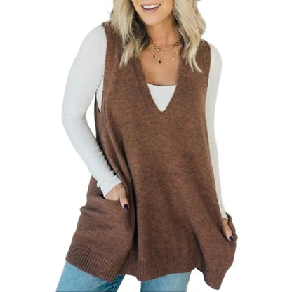 Cozy Pocket Sweater Vest