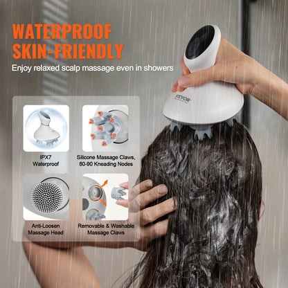 ScalpRevive massager 6 modes waterproof IPX7