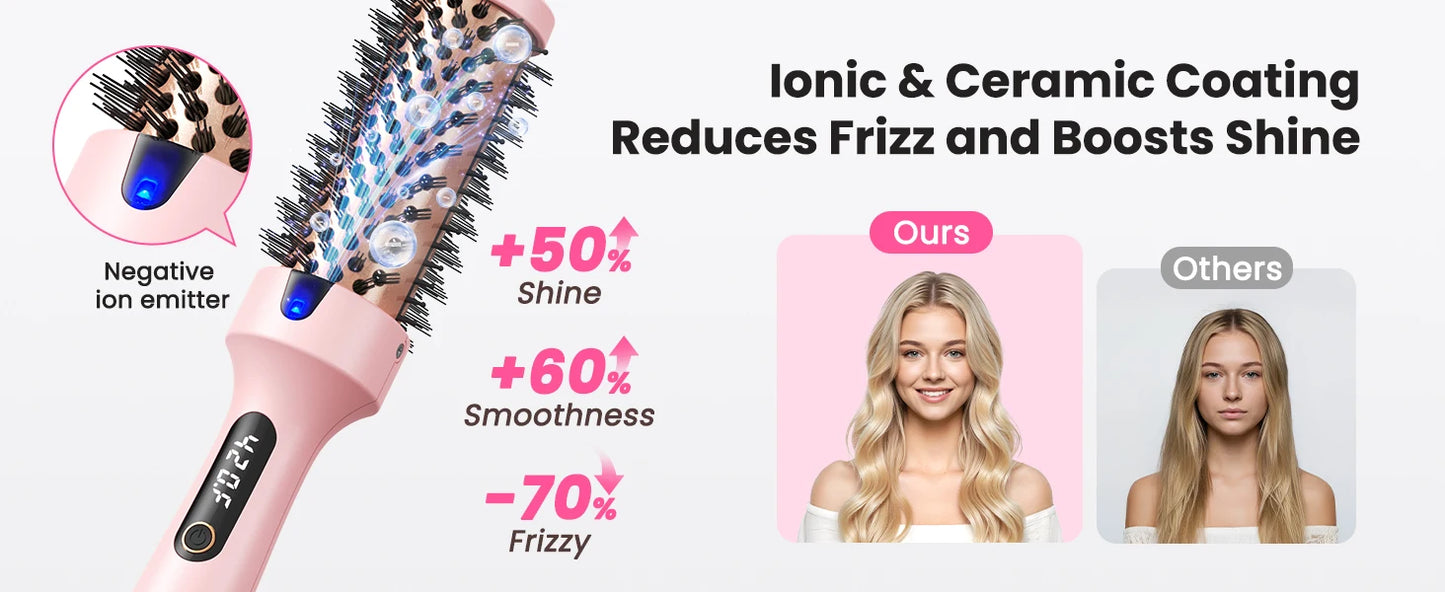 Multifunctional Hair Straightener & Curler, Dual Voltage