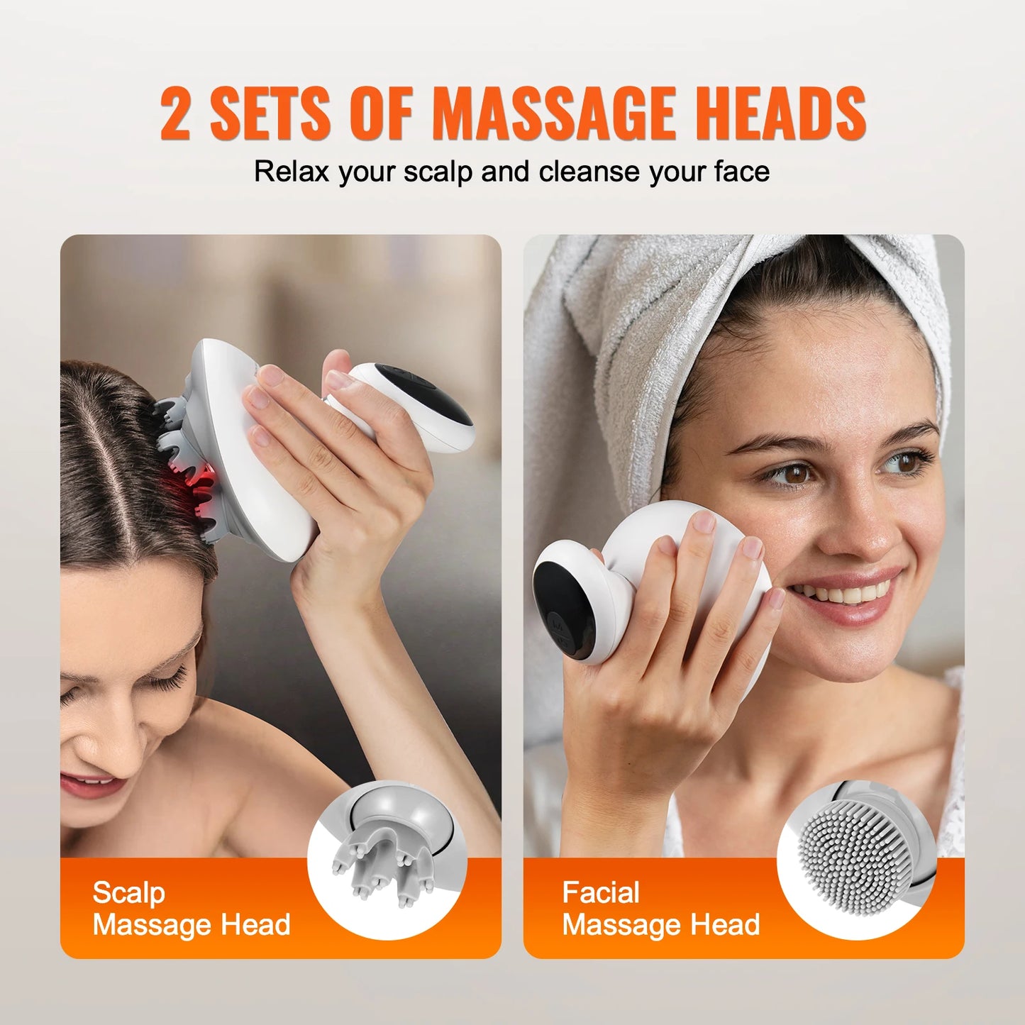 ScalpRevive head massager USB rechargeable port