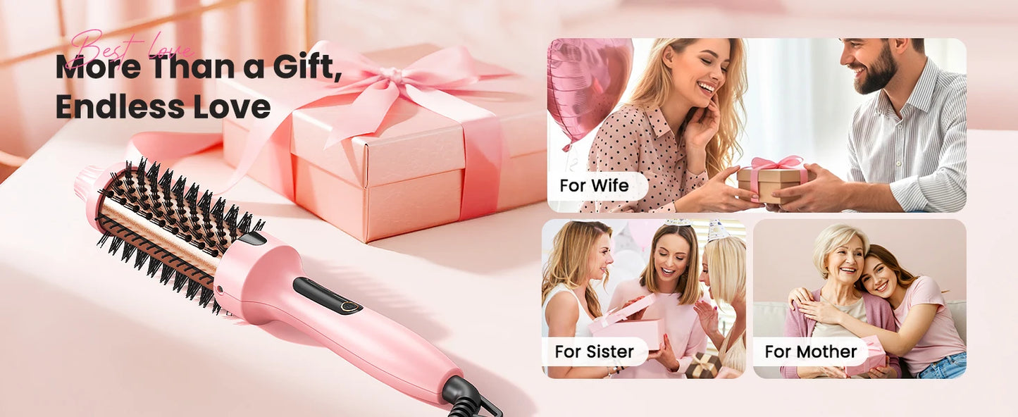 Multifunctional Hair Straightener & Curler, Dual Voltage
