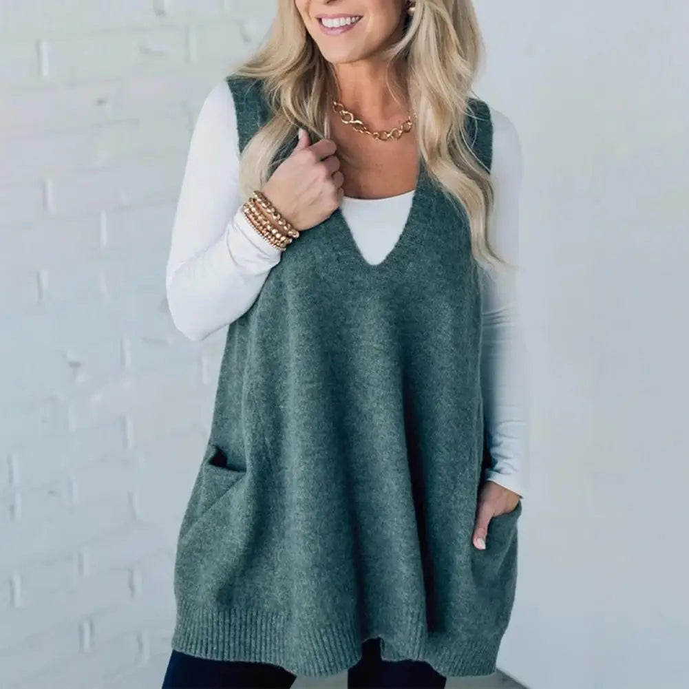 Cozy Pocket Sweater Vest