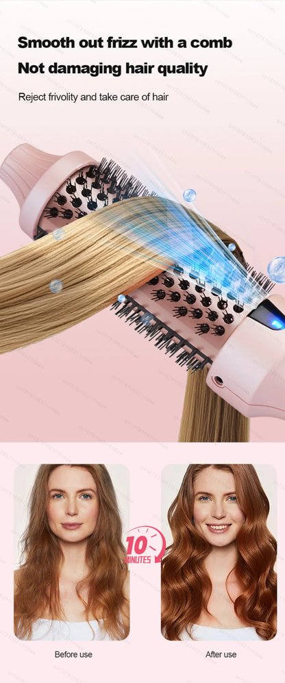Multifunctional Hair Straightener & Curler, Dual Voltage