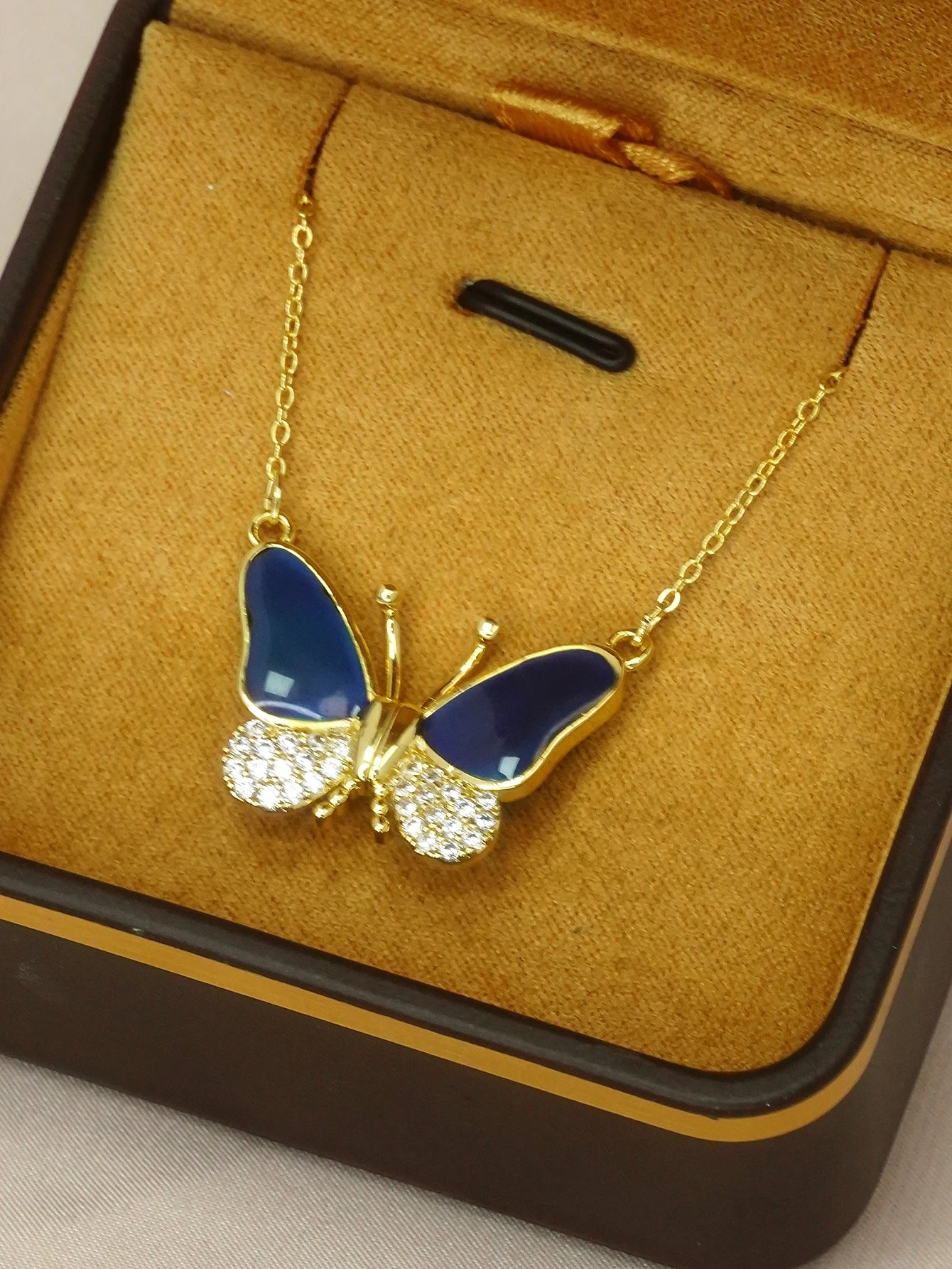 Changing Butterfly Necklace