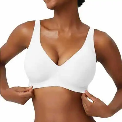 Seamless Wire-Free Full Cup Bra, Pink Leopard Print
