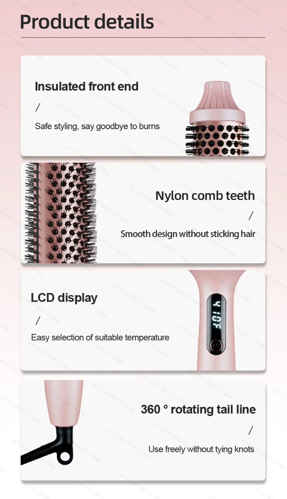 Multifunctional Hair Straightener & Curler, Dual Voltage