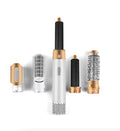 SalonPro 5-in-1 Hot Air Styler & Hair Dryer Brush Set — 2 Air Curling Irons, Hot Air Comb, Soft Smooth Comb & Pre-Styling Nozzle, 1000W Dual Voltage